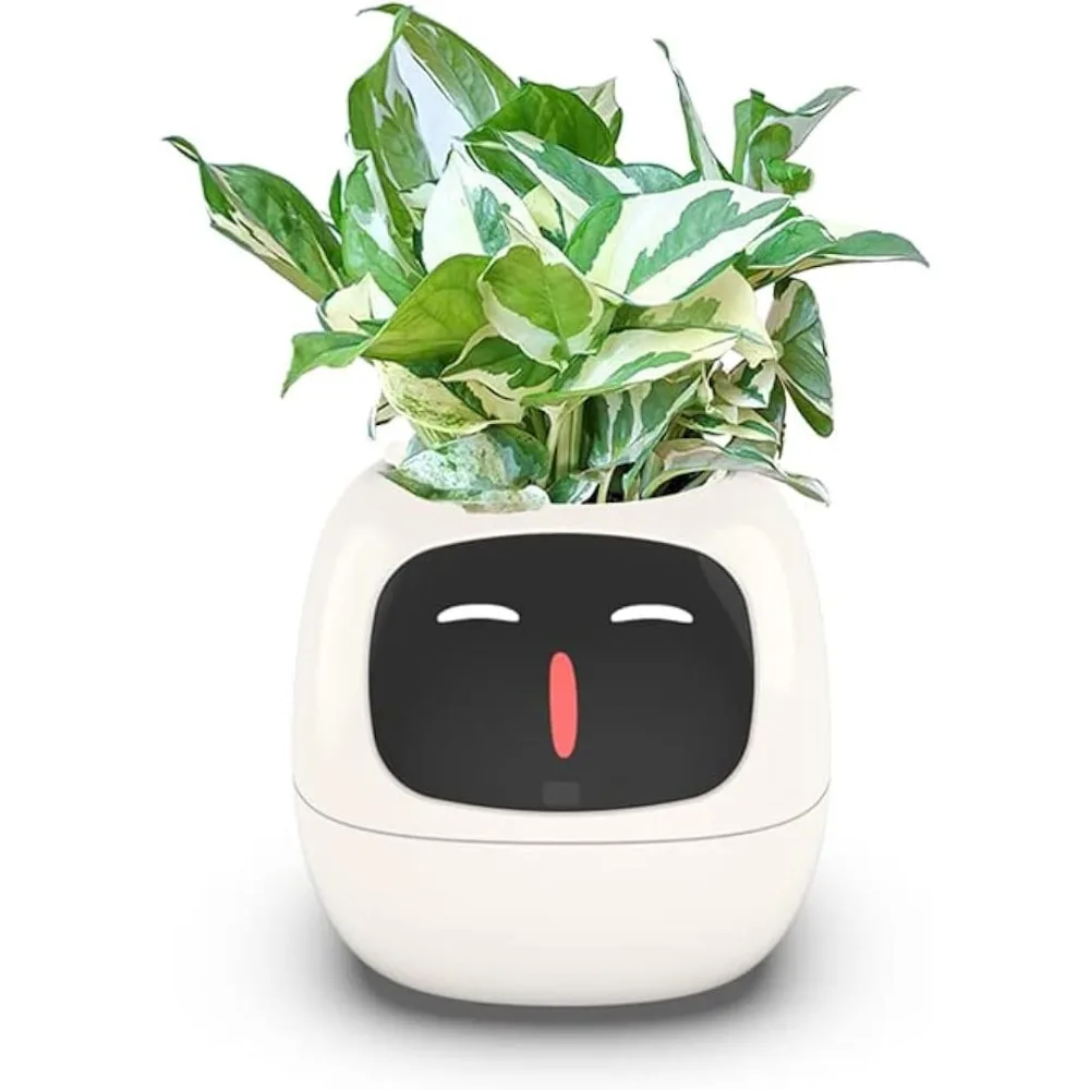 Smart Garden Offices - กระถางดอกไม้อัจฉริยะพร้อมชิป AI 7 เซ็นเซอร์ ดูแลต้นไม้อัตโนมัติ สำหรับบ้าน
