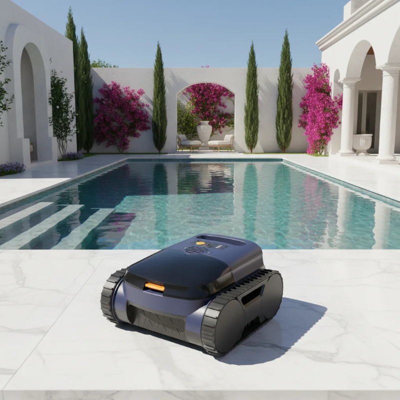 Smart Garden - หุ่นยนต์ทำความสะอาดสระว่ายน้ำไร้สาย Airo พร้อมระบบนำทางอัจฉริยะ AI ปีนผนังอัตโนมัติ คุณภาพสูง
