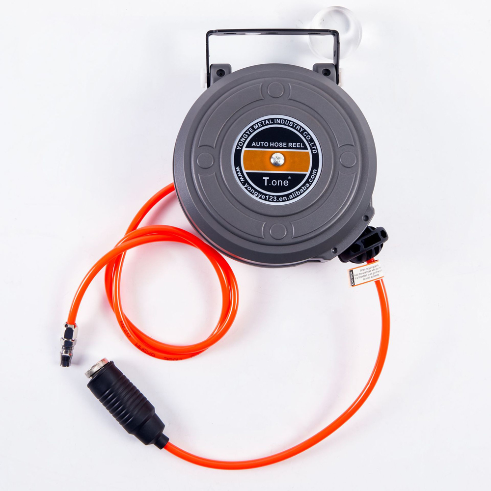Smart Garden Hose - ที่เก็บสายยางอัตโนมัติแบบม้วนเก็บได้ ขนาด 6 มม. สำหรับล้างรถ รดน้ำต้นไม้