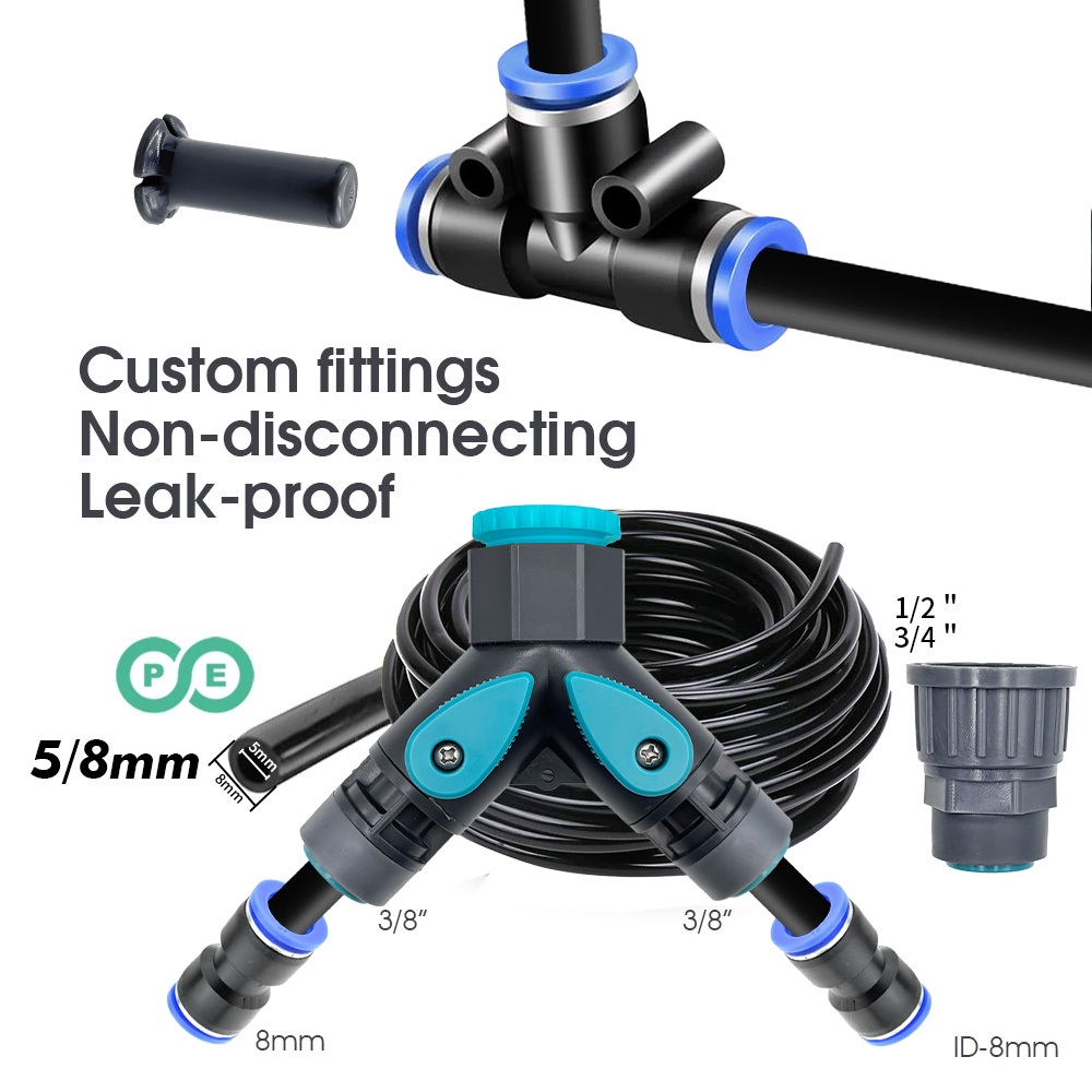 ชุดหัวฉีดน้ำสำหรับสวนพร้อมสาย  - Smart Garden Hose บทวิจารณ์และราคา