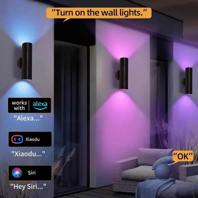 โคมไฟติดผนัง LED สำหรับภายนอกอ - Smart Garden บทวิจารณ์และราคา