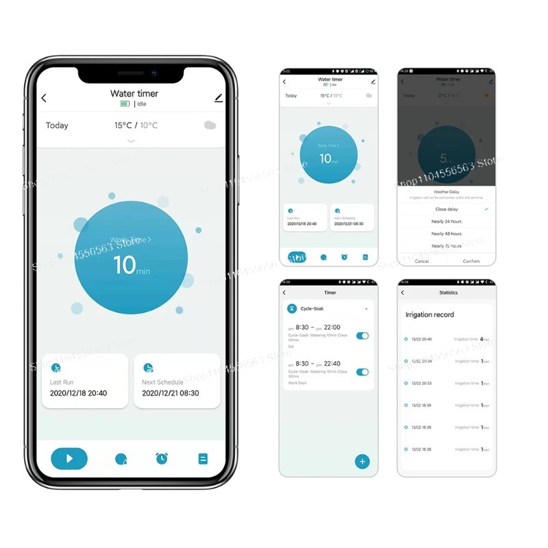 ตัวตั้งเวลาควบคุมการรดน้ำสวนอั - Smart Garden Timer บทวิจารณ์และราคา