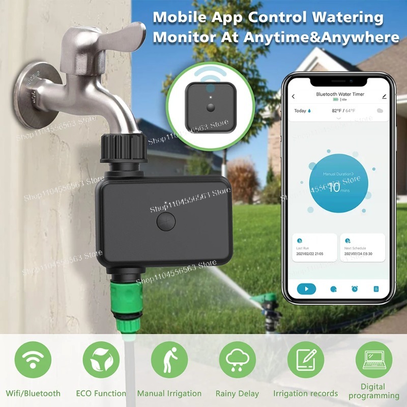 ตัวตั้งเวลาควบคุมการรดน้ำสวนอั - Smart Garden Timer บทวิจารณ์และราคา