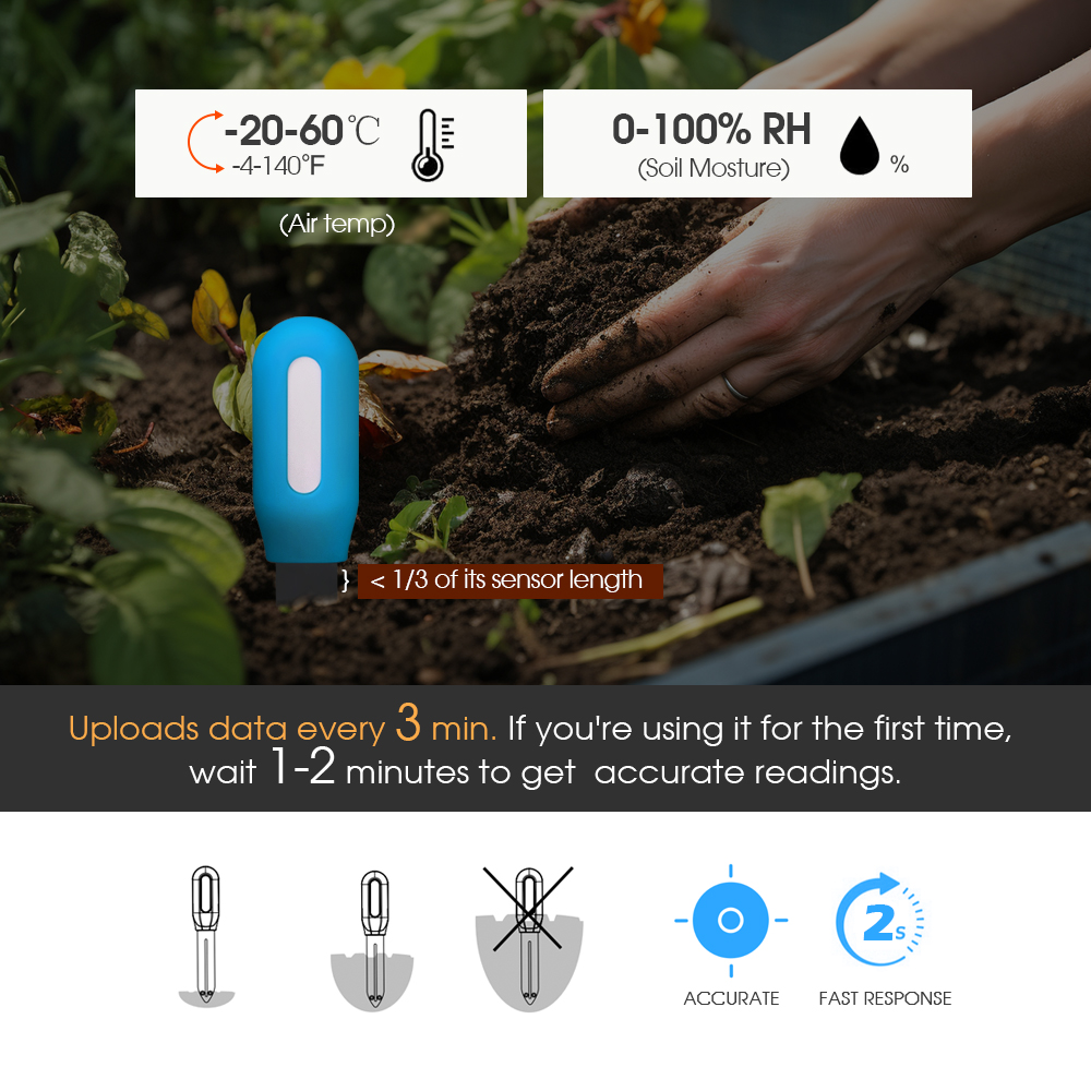 เซ็นเซอร์วัดความชื้นในดิน Tuya - Smart Garden Moisture Sensor บทวิจารณ์และราคา