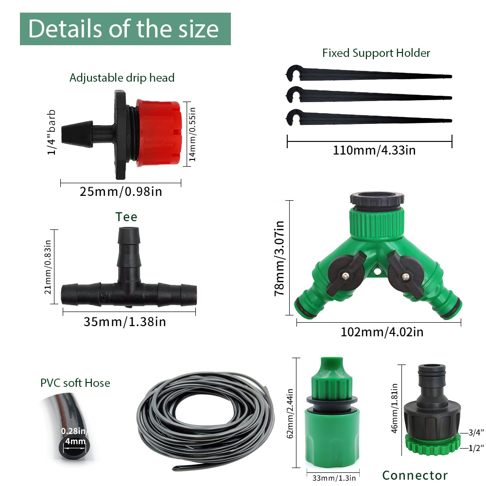 ระบบรดน้ำแบบหยดอัตโนมัติสำหรับ - Smart Garden Hose บทวิจารณ์และราคา