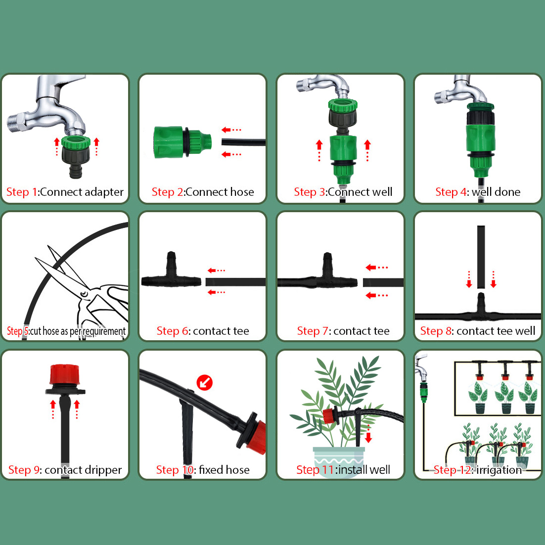 ระบบรดน้ำแบบหยดอัตโนมัติสำหรับ - Smart Garden Hose บทวิจารณ์และราคา