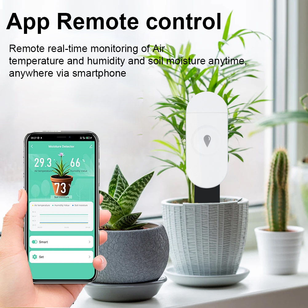 ทูยา ซิกบีอุณหภูมิความชื้นเครื - Smart Garden Moisture Sensor บทวิจารณ์และราคา