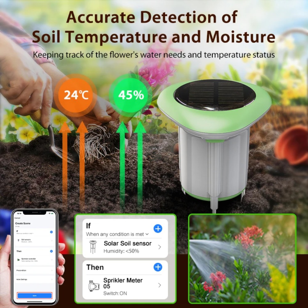 เครื่องวัดความชื้นในดินแบบสมาร - Smart Garden Moisture Sensor บทวิจารณ์และราคา