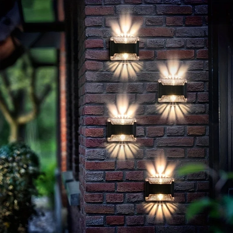 ไฟติดผนังพลังงานแสงอาทิตย์ 4 ช - Smart Garden Led Lights บทวิจารณ์และราคา