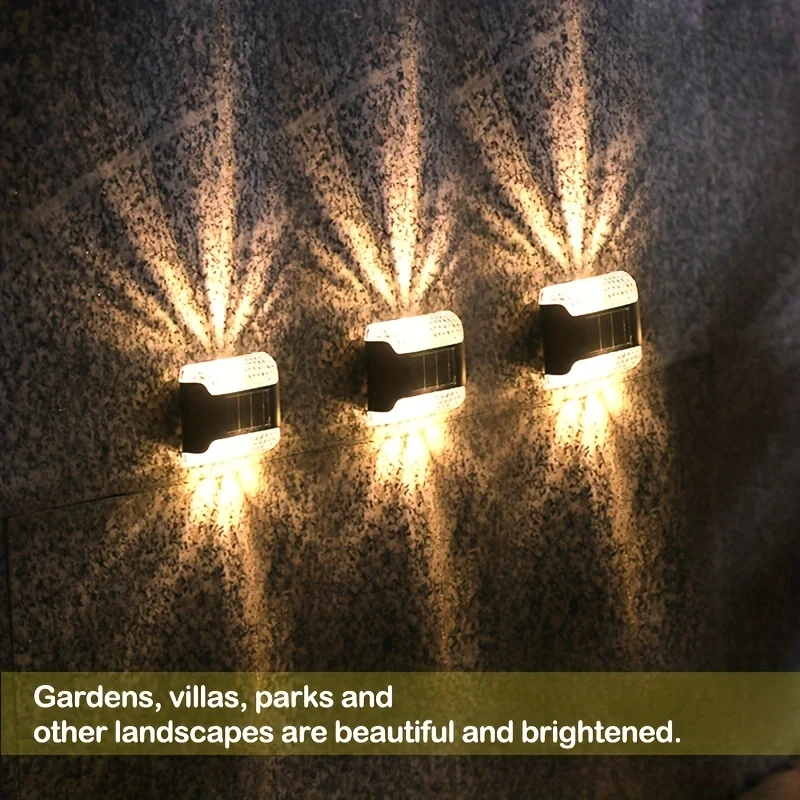 ไฟติดผนังพลังงานแสงอาทิตย์ 4 ช - Smart Garden Led Lights บทวิจารณ์และราคา