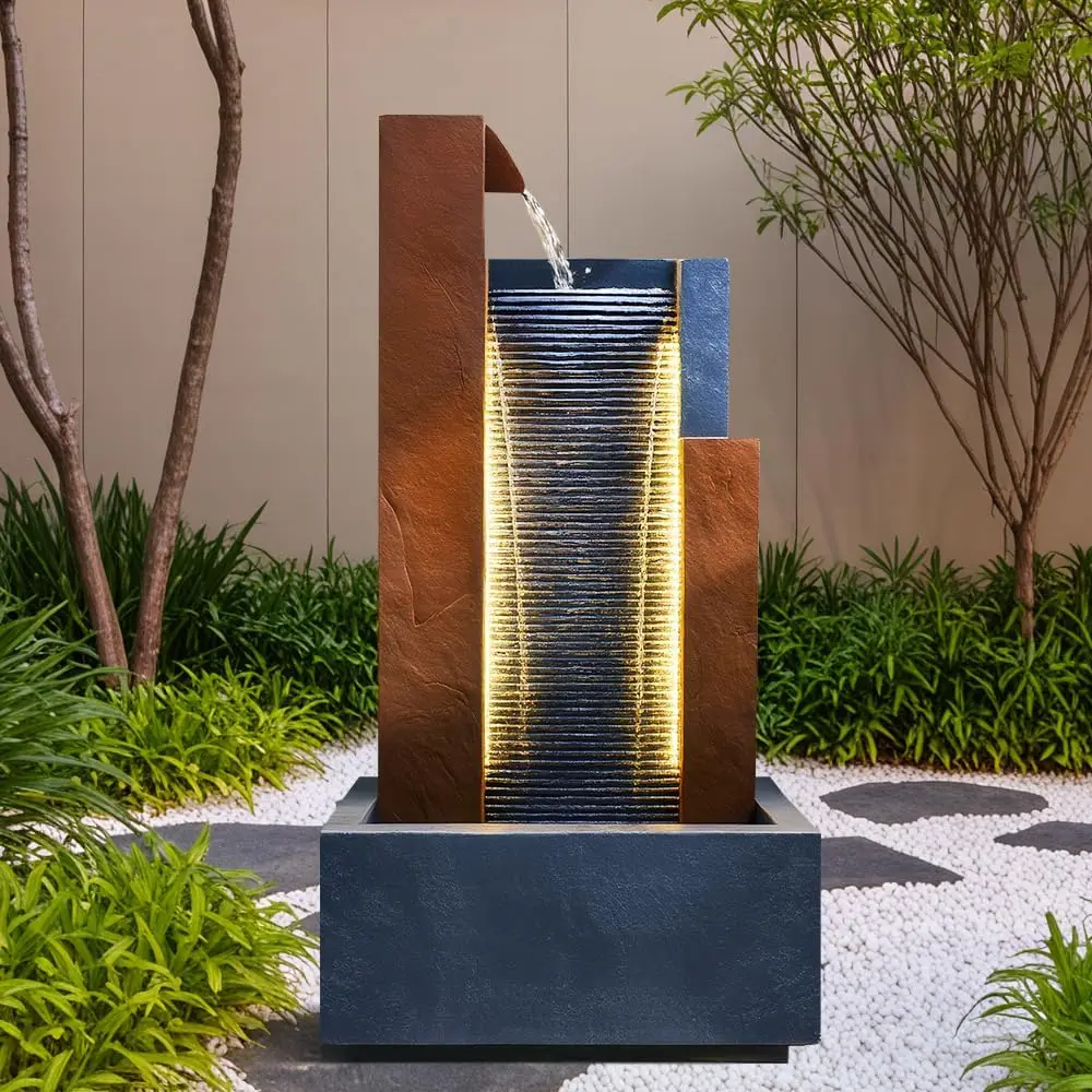น้ำพุกลางแจ้งขนาดใหญ่แบบสมาร์ท - Smart Garden Offices บทวิจารณ์และราคา