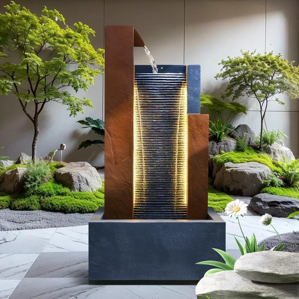 น้ำพุกลางแจ้งขนาดใหญ่แบบสมาร์ท - Smart Garden Offices บทวิจารณ์และราคา