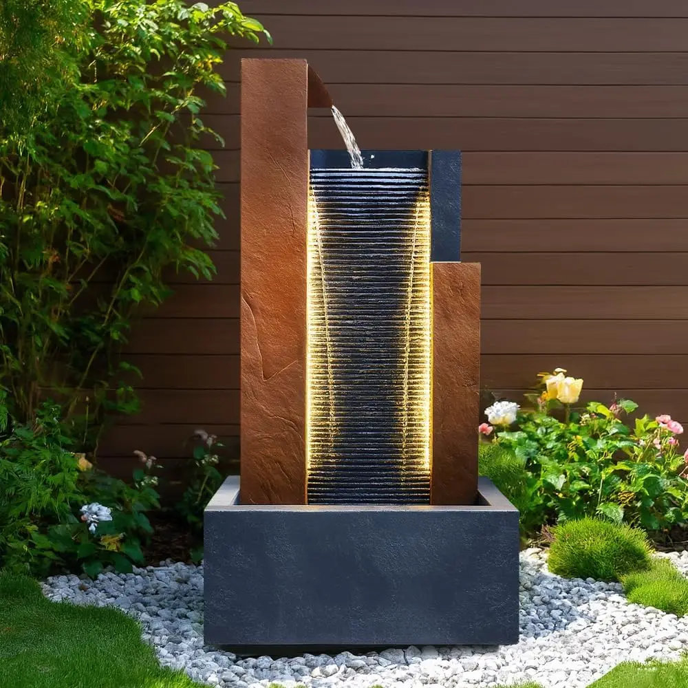 น้ำพุกลางแจ้งขนาดใหญ่แบบสมาร์ท - Smart Garden Offices บทวิจารณ์และราคา