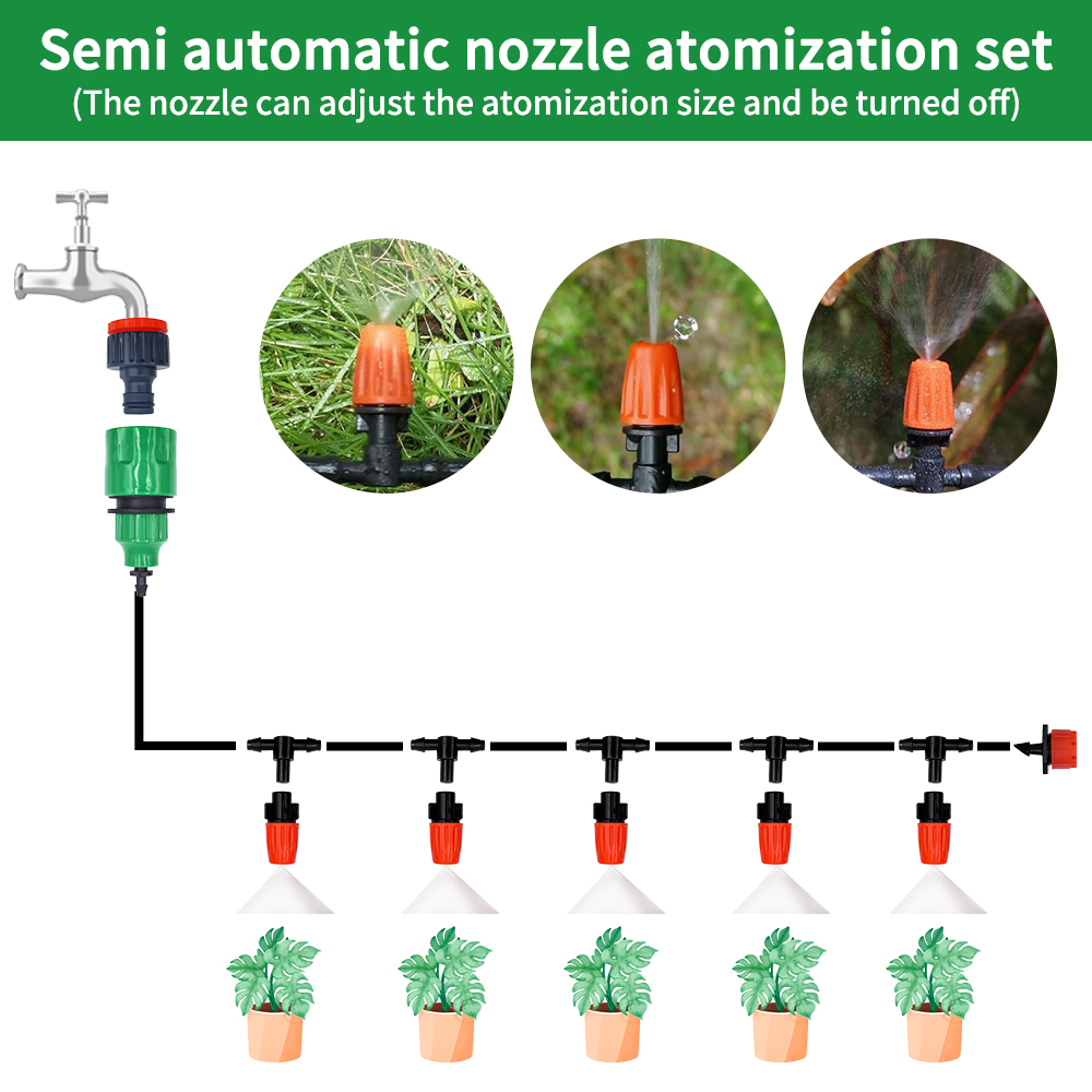 ชุดหัวฉีดพ่นหมอกสำหรับระบบชลปร - Smart Garden Hose บทวิจารณ์และราคา