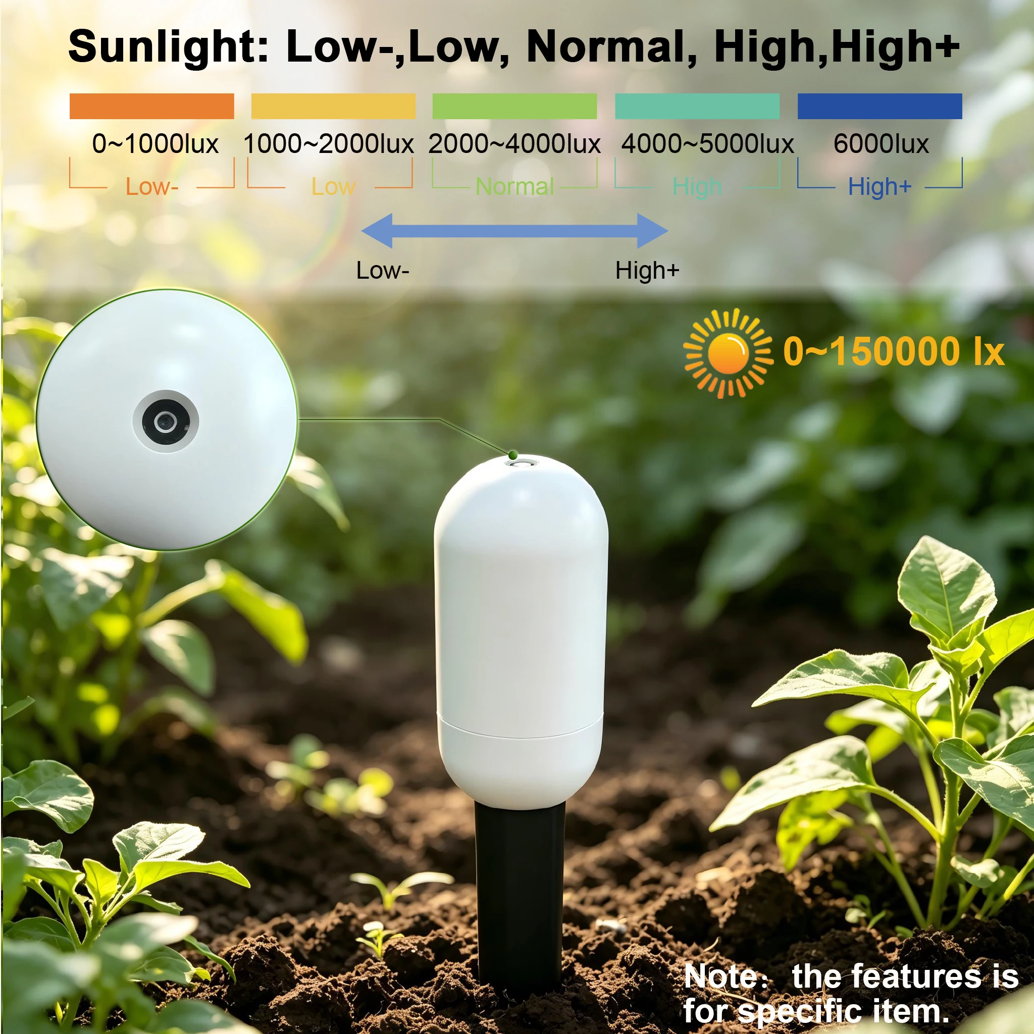 เครื่องตรวจวัดความชื้นและอุณหภ - Smart Garden Moisture Sensor บทวิจารณ์และราคา