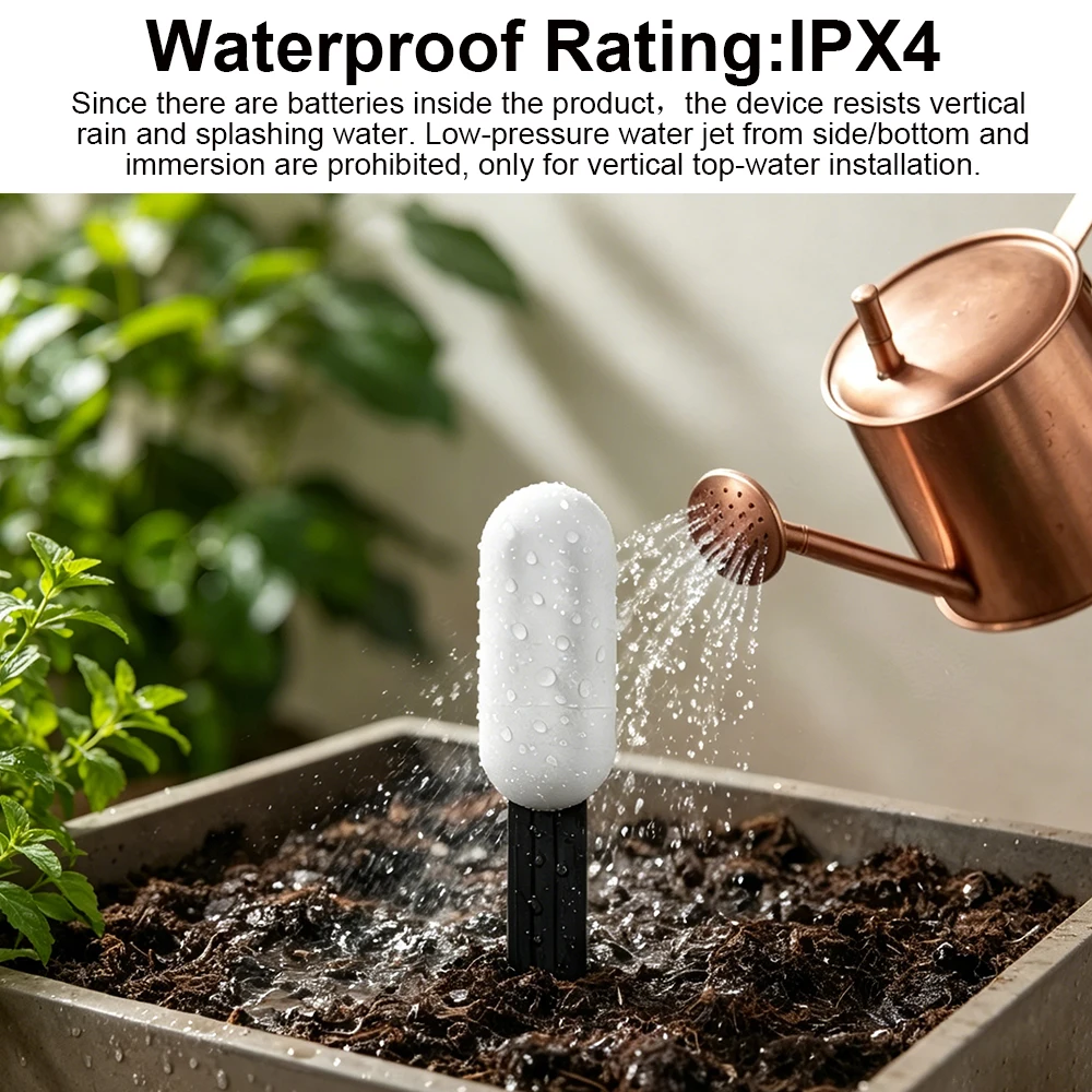 เครื่องตรวจวัดความชื้นและอุณหภ - Smart Garden Moisture Sensor บทวิจารณ์และราคา