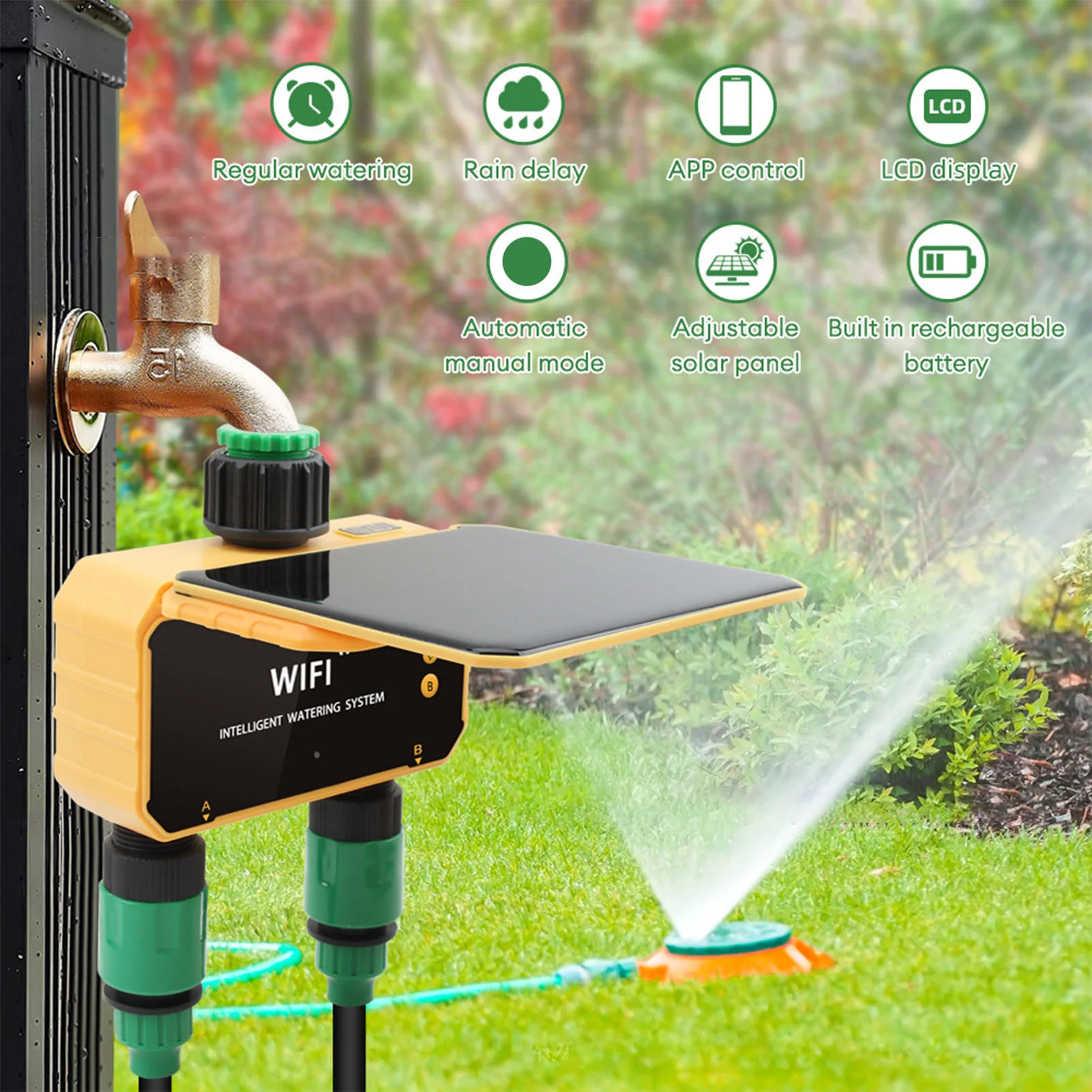 ตัวตั้งเวลาควบคุมการรดน้ำอัจฉร - Smart Garden Timer บทวิจารณ์และราคา