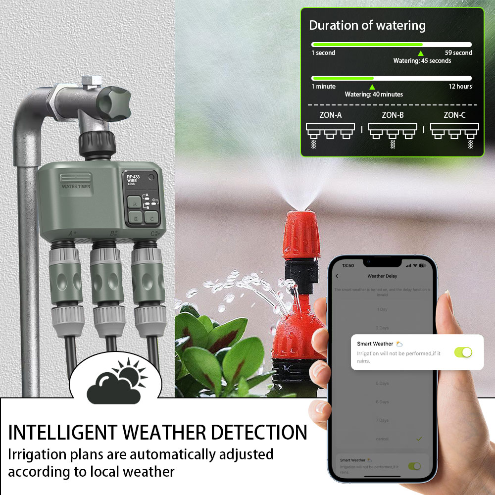 ตัวควบคุมการรดน้ำอัตโนมัติแบบต - Smart Garden Timer บทวิจารณ์และราคา