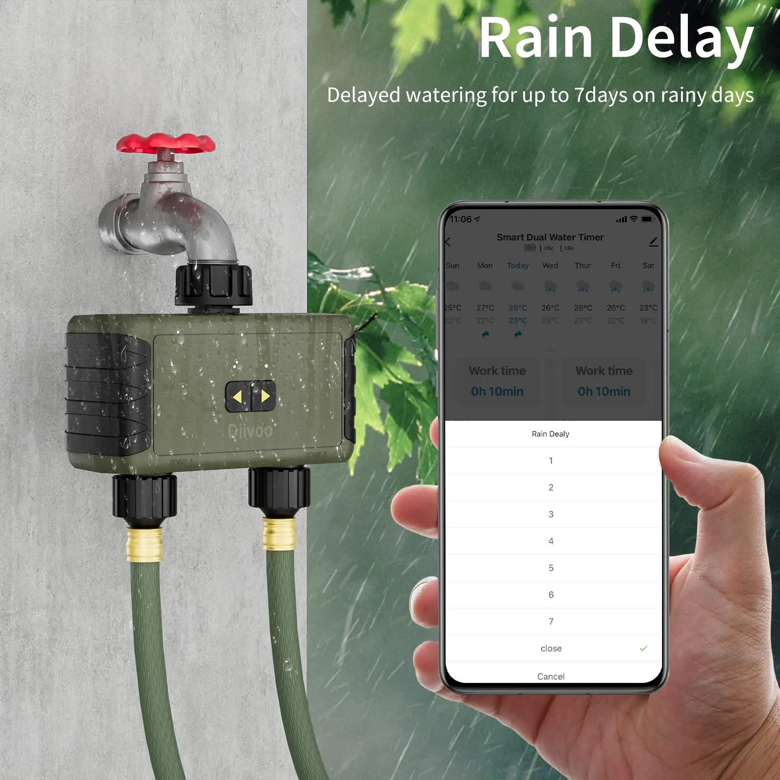 ไดวู ทิมเมด สปริงเกลอร์ สำหรับ - Smart Garden Nursery บทวิจารณ์และราคา